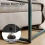 Homemaxs C Table Sofa Side End Table Wood Finish Steel Construction Easy Assembly 26-Inch for Small Space (Gray) Homemaxs C Table Sofa Side End Table Wood Finish Steel Construction Easy Assembly 26-Inch for Small Space (Gray)