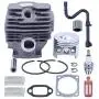 46mm Chainsaw Super AV WB Cylinder Piston Gasket Kit For Stihl 028 with Fuel Line Fuel Filter Spark Plug Cylinder Gasket Muffler Gasket Needle Bearing Bar Stripe Replacement parts for 1118 020 1203 46mm Chainsaw Super AV WB Cylinder Piston Gasket Kit For Stihl 028 with Fuel Line Fuel Filter Spark Plug Cylinder Gasket Muffler Gasket Needle Bearing Bar Stripe Replacement parts for 1118 020 1203