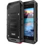 Beasyjoy iPhone 6/6s Metal Case Heavy Duty Waterproof Case Screen Full Body Military Grade Rugged Cover Drop Proof Shockproof Defender Black