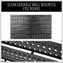 HORUSDY Wall Mounted Storage Bins Parts Rack 30PC Bin Organizer Garage Plastic Shop Tool