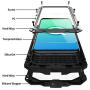 Simicoo Googel Pixel 4 XL Aluminum Alloy Metal Bumper Silicone Case Hybrid Military Shockproof Heavy Duty Armor Defender Tough Built-in Gorilla Glass Cover for Googel Pixel 4 XL (Sliver, Pixel 4XL)