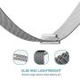 Compatible for Samsung Galaxy Active 2 Watch Band 40mm with [2 Pack] Case, Mesh Loop Replacement Bracelet Strap + Soft TPU Bumper Screen Protector Cover for Samsung Active 2