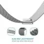 Compatible for Samsung Galaxy Active 2 Watch Band 40mm with [2 Pack] Case, Mesh Loop Replacement Bracelet Strap + Soft TPU Bumper Screen Protector Cover for Samsung Active 2