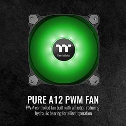 Thermaltake 120mm Pure A12 PWN Case Fan (Single Pack)-Green CL-F109-PL12GR-B