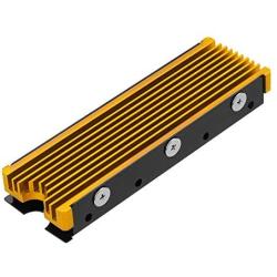 NVMe Heatsinks for M.2 2280mm SSD Double-Sided Cooling Design（Gold）