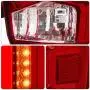 AJP Distributors Replacement Upgrade Rear Brake Stop LED Driving Tail Lights Lamp Driver Passenger Brake Assembly LH RH Set Compatible For Tacoma Pickup Truck 2016 2017 2018 2019 2020 16 17 18 19 20