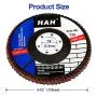 Flap Discs 40 Grit Wheel,(Give 1 Cutting Wheel for Free)4.5'' x 7/8'' Inch, The T29 is Made of High Performance Alumina and Lead Oxide Abrasive. (11pcs) Flap Discs 40 Grit Wheel,(Give 1 Cutting Wheel for Free)4.5'' x 7/8'' Inch, The T29 is Made of High Performance Alumina and Lead Oxide Abrasive. (11pcs)