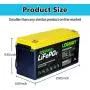2Pack 12V200Ah LiFePO4 Deep Cycle Lithium Iron Phosphate RV Rechargeable Battery Built-in100A BMS 2560Wh 2000~5000 cycles Low Self-Discharge Safer Widely Used In Solar/Wind Marine Camper Outdoor