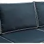 Crosley Furniture KO70051WB-NV Bradenton Outdoor Wicker 5-Piece Set (Sofa, 2 Arm Chairs, Side & Coffee Table), Brown with Navy Cushions Crosley Furniture KO70051WB-NV Bradenton Outdoor Wicker 5-Piece Set (Sofa, 2 Arm Chairs, Side & Coffee Table), Brown with Navy Cushions