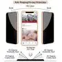 Magnetic Case for iPhone 7 Plus/8 Plus, Anti Peep Magnetic Double-Sided Privacy Screen Protector Clear Back Metal Bumper Antipeep Cases Anti Peeping 2 Sided Cover for iPhone 7 Plus/8 Plus-Gold