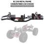 GoolRC RC Car Frame Carbon Fiber Metal Car Chassis Beam with 540 Motor for AXIAL SCX10 RC Crawler Climbing Car DIY