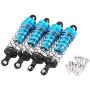 HONG YI-HAT 4Pcs Metal Shock Absorber Damper Replacement Accessory Fit for WLtoys 144001 1/14 4WD RC Drift Racing Car Parts Spare Parts (Color : Blue)