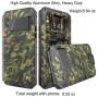 Beasyjoy iPhone Xs/X / 10 Metal Waterproof Case Aluminum Heavy Duty Strong Phone Cover with Screen Protector Shockproof Drop Proof Rugged Durable Hard Military Grade Camo/Camouflage