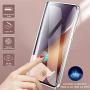 Magnetic Case for Samsung Galaxy Note 20 with Camera Cover, Double-Sided HD Tempered Glass Cover, 360° Full Body Protection Metal Frame Magnetic Phone Case for Note 20 Silver(6.7'')