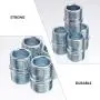 DOITOOL 4PCS 25.4mm Diameter Connectors for Thick Wire Shelve Shelving Unit Double Head Shelf Support Nut Replacement Storage Shelves Part Metal Rack DOITOOL 4PCS 25.4mm Diameter Connectors for Thick Wire Shelve Shelving Unit Double Head Shelf Support Nut Replacement Storage Shelves Part Metal Rack