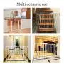 ALLAIBB Extra Wide Baby Gate Pressure Mount Auto Close White Metal Child Dog Pet Safety Gates with Walk Through for Stairs,Doorways,Kitchen and Living Room 62.2-66.9 in (71.65-76.38''/182-194cm) ALLAIBB Extra Wide Baby Gate Pressure Mount Auto Close White Metal Child Dog Pet Safety Gates with Walk Through for Stairs,Doorways,Kitchen and Living Room 62.2-66.9 in (71.65-76.38''/182-194cm)
