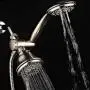 AquaSpa 6-in-1 High-Pressure Shower Head/Hand Held Showerhead Combo with Two OVERHEAD and LOW-REACH Wall Brackets, 3-way Water Diverter & Stainless Steel Hose/BRUSHED NICKEL FINISH/by HotelSpa AquaSpa 6-in-1 High-Pressure Shower Head/Hand Held Showerhead Combo with Two OVERHEAD and LOW-REACH Wall Brackets, 3-way Water Diverter & Stainless Steel Hose/BRUSHED NICKEL FINISH/by HotelSpa