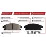 Power Stop K6375 Front and Rear Z23 Carbon Fiber Brake Pads with Drilled & Slotted Brake Rotors Kit
