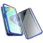 Jonwelsy Magnetic Adsorption Case for Redmi Note9 Pro, 360 Degree Front and Back Clear Tempered Glass Flip Cover, Metal Bumper Frame for Redmi Note9S (Blue) Jonwelsy Magnetic Adsorption Case for Redmi Note9 Pro, 360 Degree Front and Back Clear Tempered Glass Flip Cover, Metal Bumper Frame for Redmi Note9S (Blue)