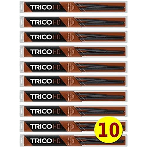 10-Wiper Factory Master Case - Bulk 20'' HD Wiper Blades for Fleets & Service Repair Shops - TRICO 63-201 Heavy Duty 63-Series Metal Frame 20 Inch fits Saddle Attachment Arms