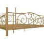 DHP Metal Canopy Bed with Sturdy Bed Frame - Full Size (Gold)