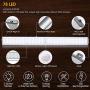 MOSTON Super Bright Rechargeable Closet Light 78LED, Homelife Motion Sensor LED Lights Under Cabinet Stick on Anywhere with Built-in Magnetic