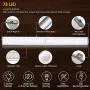 MOSTON Super Bright Rechargeable Closet Light 78LED, Homelife Motion Sensor LED Lights Under Cabinet Stick on Anywhere with Built-in Magnetic