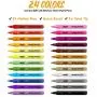 Diaz Dynamics Acrylic Paint Pens with Stencils, Carry Case and E-Book, 24 Medium Tip Pens