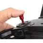 Tineer Remote Controller Parts, 1 Pair CNC Aluminum Transmitter Joystick Thumb Stick Non-Slip Rocker for DJI Mavic Air Drone (Red)
