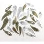 Wings Charm Collection-about 55pcs Craft Supplies wing Charms Pendants by pair for Crafting, Jewelry Findings Making Accessory For DIY Necklace Bracelet Earrings (M083)