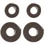 4PCS Universal Replacement Longer Cords for Zero Gravity Chair, Replacement Bungee Laces for Zero Gravity Chairs, Replacement Parts for Lounge Chair, Patio Recliners, Bungee Chair (Brown) 4PCS Universal Replacement Longer Cords for Zero Gravity Chair, Replacement Bungee Laces for Zero Gravity Chairs, Replacement Parts for Lounge Chair, Patio Recliners, Bungee Chair (Brown)
