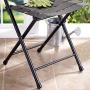 SoftTouch 4440595N 7/8 Inch Rubber Folding Metal Chair Leg Cap Replacement, 7/8'', 4 Pieces, Black, 4 Count