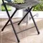 SoftTouch 4440595N 7/8 Inch Rubber Folding Metal Chair Leg Cap Replacement, 7/8'', 4 Pieces, Black, 4 Count
