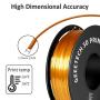 GEEETECH Metal Shine Filament 1.75mm for 3D Printer,Silk 1kg (2.2lbs) Spool Christmas Decorations Print Pla Filament, Metallic Gold GEEETECH Metal Shine Filament 1.75mm for 3D Printer,Silk 1kg (2.2lbs) Spool Christmas Decorations Print Pla Filament, Metallic Gold