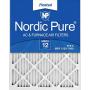 Nordic Pure 20x25x1 MERV 12 Pleated AC Furnace Air Filters 2 Pack