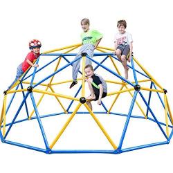 Zupapa 2021 Upgraded Dome Climber with 2-Year Warranty, Decagonal Geo Jungle Gym Supporting 735LBS with Much Easier Assembly, a Lot of Fun for Kids (Blue)