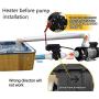 UCEDER Pool spa Part hot tub LX H20-Rs1 Thermostat 110V 2kw with Adjustable Temperature Thermostat for Some hot tubs,Underground Small Pool &Bathtub
