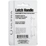Ultra Hardware 31601 Storm and Screen Door Latch Handle - Resilient Keeper - Black Finish
