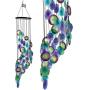Bellaa 23332 Wind Chimes Peacock 27 inch