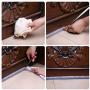 Silicone Seal Strip,Weather Stripping for Door or Window,Weatherproof Soundproof Self Adhesive Door Strip Bottom,Insect Proof Silicone Sealing Sticker for Gap of House or Shower Door（16.4Feet X 45MM）