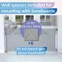 Perma Indoor/Outdoor Retractable Baby Gate 41'' Tall, Extends to 71'' Wide, Gray Perma Indoor/Outdoor Retractable Baby Gate 41'' Tall, Extends to 71'' Wide, Gray