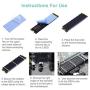 QTEATAK PCIe NVMe M.2 2280 SSD Heatsinks Cooler & Mounting Screws Screwdriver Kit