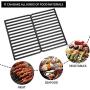 N / A (2 Pack) 7522 15'' Cast Iron Gas Grill Cooking Grates Replacement for Weber Genesis Silver A, Spirit 500, Spirit E-210, Spirit S-210,Weber Models 2241298,2271411