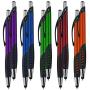 SyPen 2 in 1 Capacitive Stylus & Ballpoint Pen Comfort Grip For Any touchscreen Device, iPad, iPhone 6,6 Plus, iPod, Android, Galaxy, Dell, Note, Samsung (Black- 10 Pack)