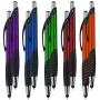 SyPen 2 in 1 Capacitive Stylus & Ballpoint Pen Comfort Grip For Any touchscreen Device, iPad, iPhone 6,6 Plus, iPod, Android, Galaxy, Dell, Note, Samsung (Black- 10 Pack)