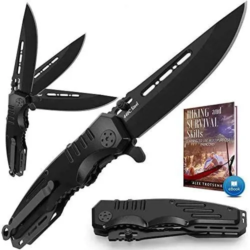 Spring Assisted Knife - Pocket Folding Knife - Military Style - Boy Scouts Knife - Tactical Knife - Good for Camping Hunting Survival Indoor and Outdoor Activities Mens Gift 6681 Spring Assisted Knife - Pocket Folding Knife - Military Style - Boy Scouts Knife - Tactical Knife - Good for Camping Hunting Survival Indoor and Outdoor Activities Mens Gift 6681