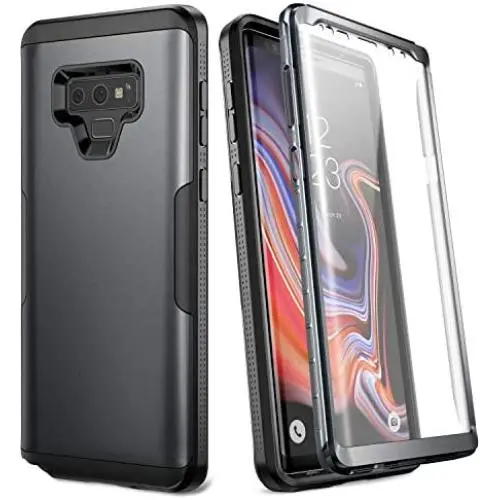 YOUMAKER Case for Galaxy Note 9, Full Body Heavy Duty Protection with Built-in Screen Protector Shockproof Rugged Cover for Samsung Galaxy Note 9 (2018) 6.4 Inch - Black/BK YOUMAKER Case for Galaxy Note 9, Full Body Heavy Duty Protection with Built-in Screen Protector Shockproof Rugged Cover for Samsung Galaxy Note 9 (2018) 6.4 Inch - Black/BK