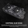 Thermaltake ToughFan 12 High Static Pressure 2000 PWM, Metal-Reinforced Motor Hub, Gen.2 Hydraulic Bearing 120mm Case/Radiator Fan (2 Pack) CL-F082-PL12BL-A Black