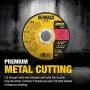 DEWALT Cutting Wheel, General Purpose Metal Cutting, 4-1/2-Inch, 5-Pack (DW8062B5) DEWALT Cutting Wheel, General Purpose Metal Cutting, 4-1/2-Inch, 5-Pack (DW8062B5)