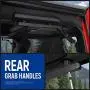 Voodonala for Jeep JK Black Metal Grab Handles Kit for 2007-2018 Jeep Wrangler JK JKU 2 & Unlimited 4 Door